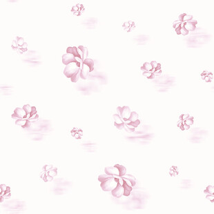 粉色花朵水彩图案背景