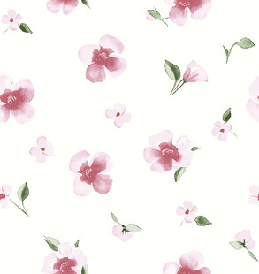 粉色花卉图案背景
