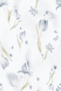 淡蓝色花卉图案背景