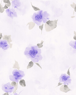 淡紫色花卉水彩图案背景