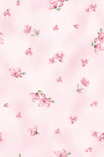 粉色花卉图案布料纹理