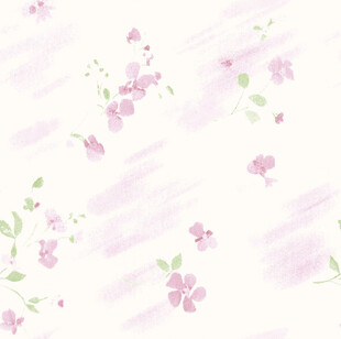 淡粉花卉水彩纹理背景