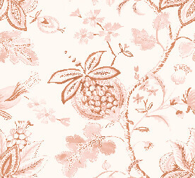 复古花卉菠萝图案纹理