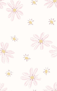 粉色花朵简约背景图案