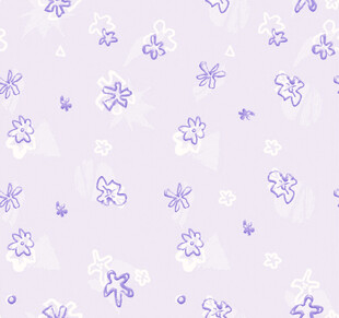 淡紫色花卉图案背景图
