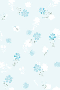浅蓝色花朵背景图案