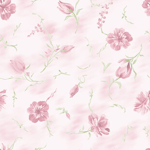 粉色花卉图案背景纹理