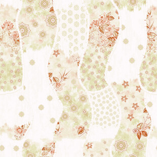 花卉波点图案背景纹理