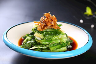 豉鱼油麦菜