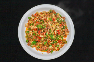 青椒炒肉丁