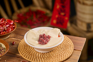 酒酿冰豆花