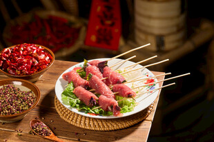美味牛肉串