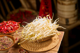 新鲜豆芽