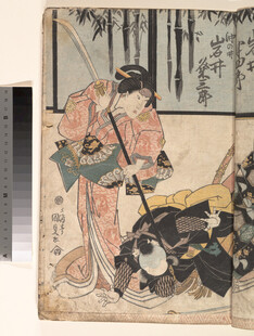 日本传统绘画中的武士场景