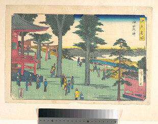 日本传统风景人物绘画