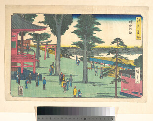 日本传统风景绘画场景