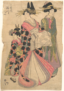 日本传统服饰艺伎图