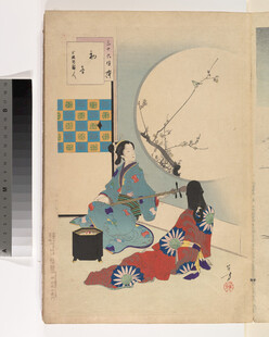 日本传统绘画中的人物场景