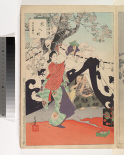 日本传统浮世绘人物场景