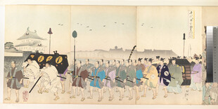 古代盛大出行场景图