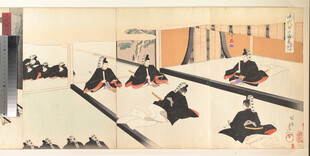 日本传统室内礼仪场景