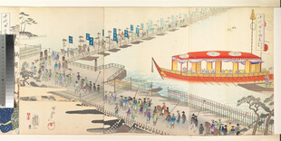 古代热闹集市场景图