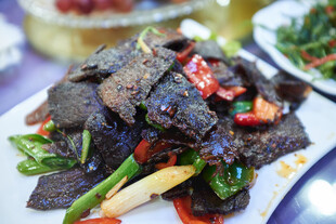 香辣美味炒牛肉片