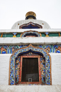 藏式建筑精美门窗细节