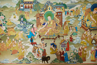 古代佛教题材精美壁画