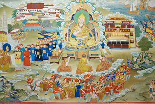 精美佛教题材壁画艺术