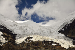 壮丽雪山冰川景观