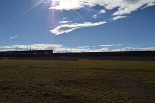 草原蓝天阳光美景