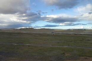 草原风光 蓝天白云远景
