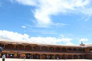 拉萨布达拉宫广场建筑景观