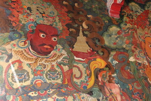 精美藏传佛教壁画艺术