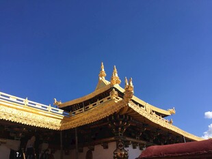 藏式金顶建筑