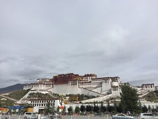 雄伟布达拉宫 雪域壮观景