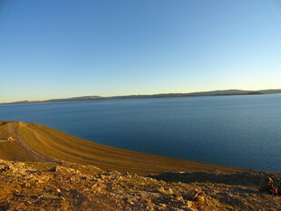 湖畔风光 宁静的自然景致