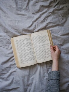 床上阅读时光