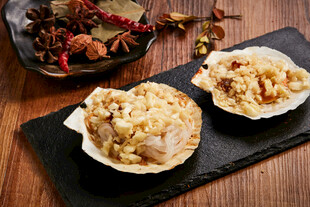 蒜蓉粉丝蒸扇贝