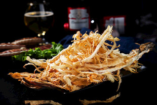 美味日式烤鱿鱼丝