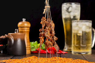 烤牛肉串