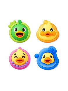 可爱卡通小鸭造型洗澡玩具