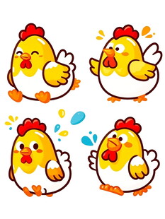 可爱小鸡表情组图