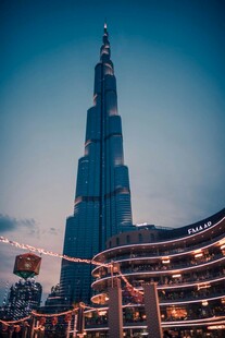 迪拜哈利法塔壮丽景观
