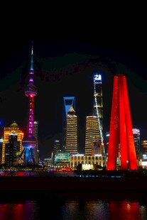 上海外滩璀璨夜景