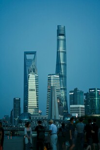 上海城市天际线夜景