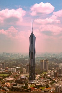 城市地标摩天大楼景观