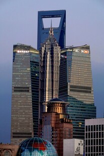 上海陆家嘴摩天大楼景观