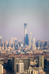 繁华都市天际线景观